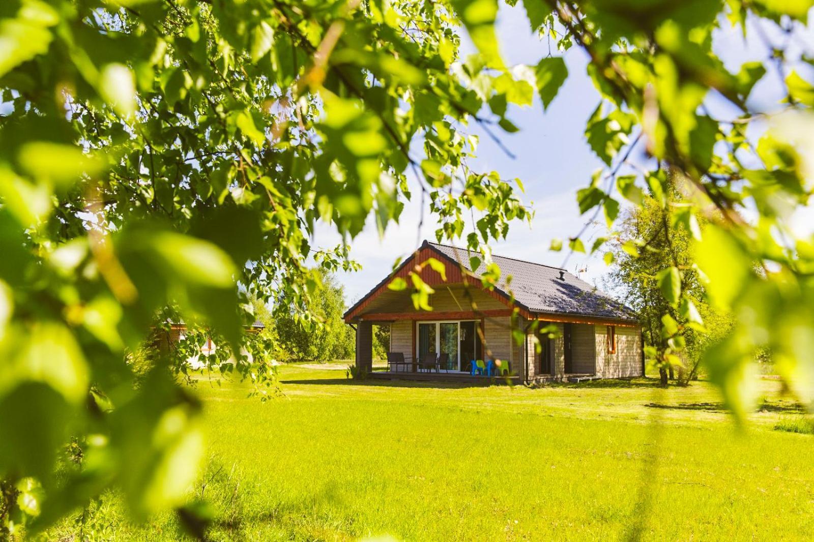 Surf Domki Habenda Z Sauna Ogrodowa Sarbsk Kültér fotó
