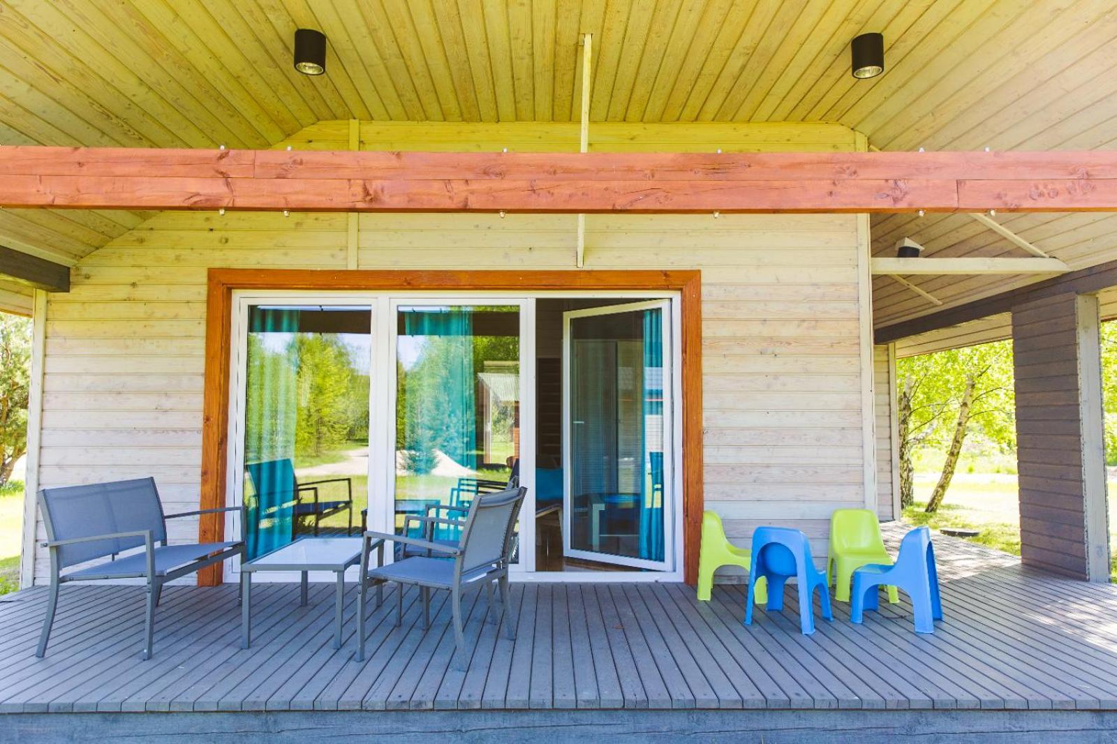 Surf Domki Habenda Z Sauna Ogrodowa Sarbsk Kültér fotó